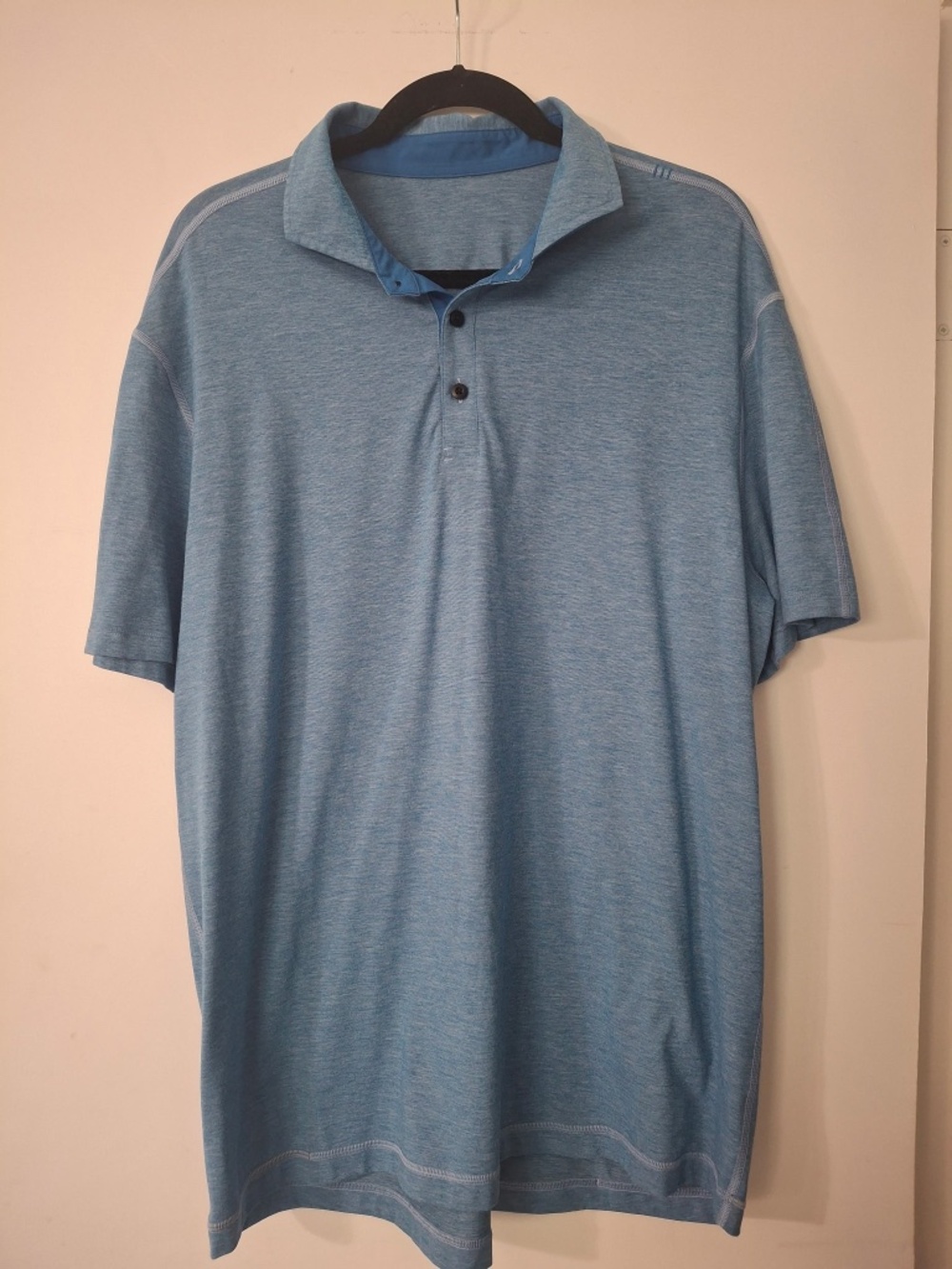 Lululemon blue men’s polo shirt